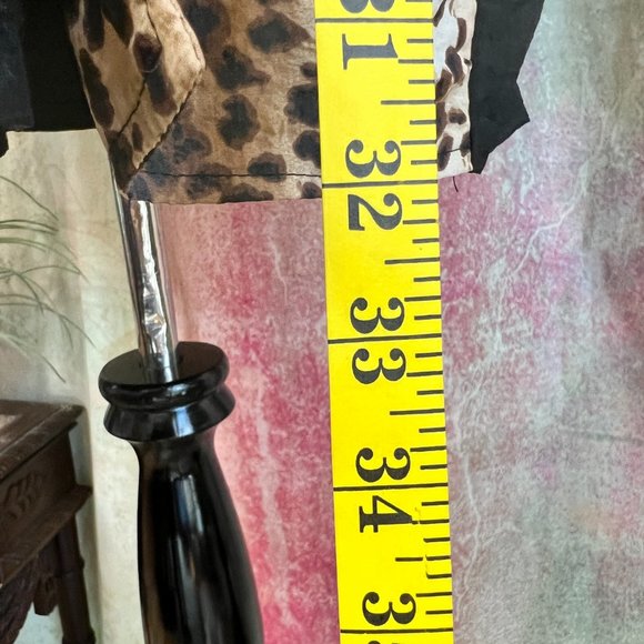 📌Jean Marc Philippe Marvelous Plus Size Two Way Zipper Animal Print Jacket - Picture 10 of 16